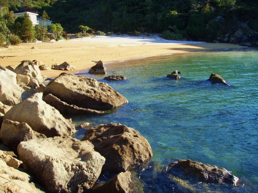 beach in winter